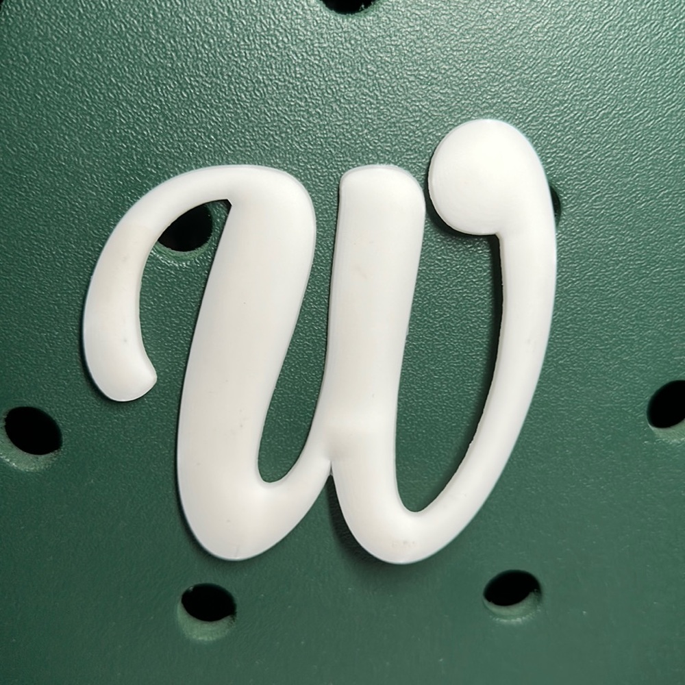 Alphabet BOGG BAG Inspired Decor Letter “W” - #134